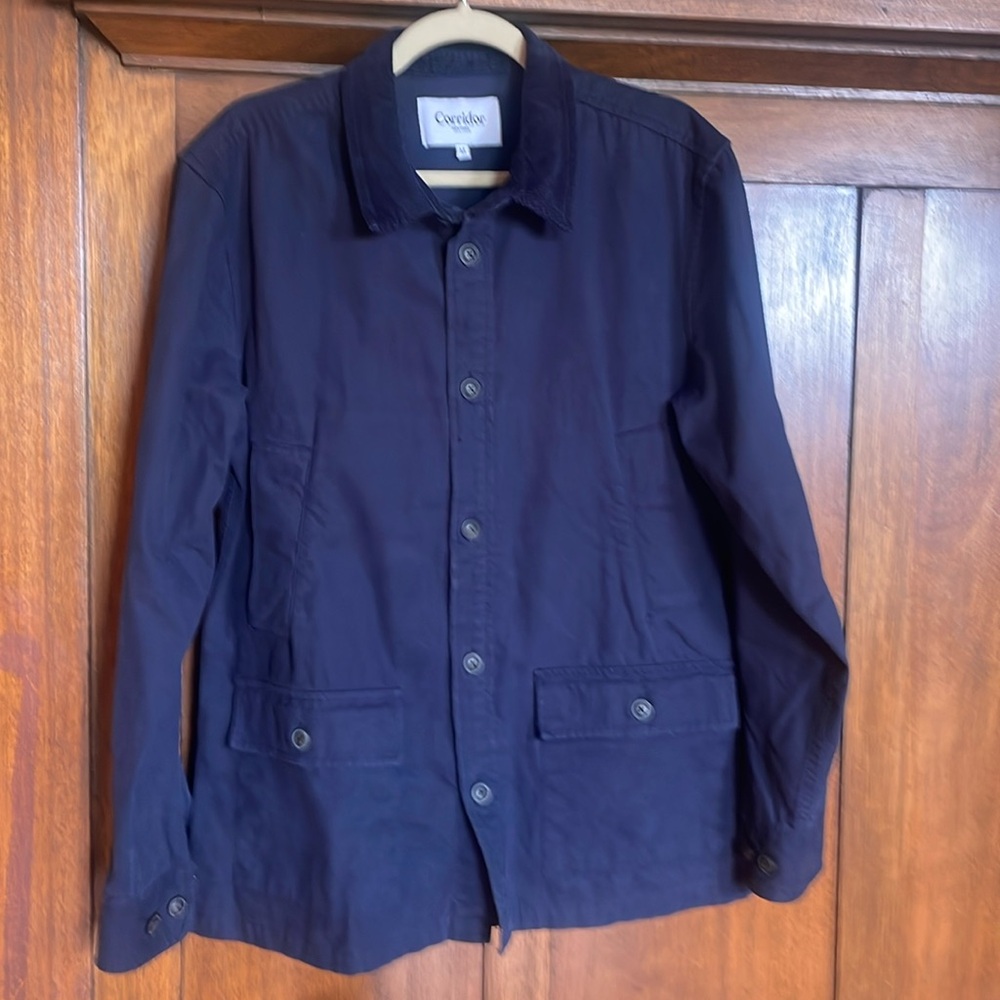 Corridor blue chore coat size Medium